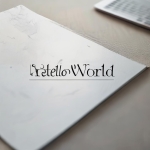HelloWorld德语商务用语翻译