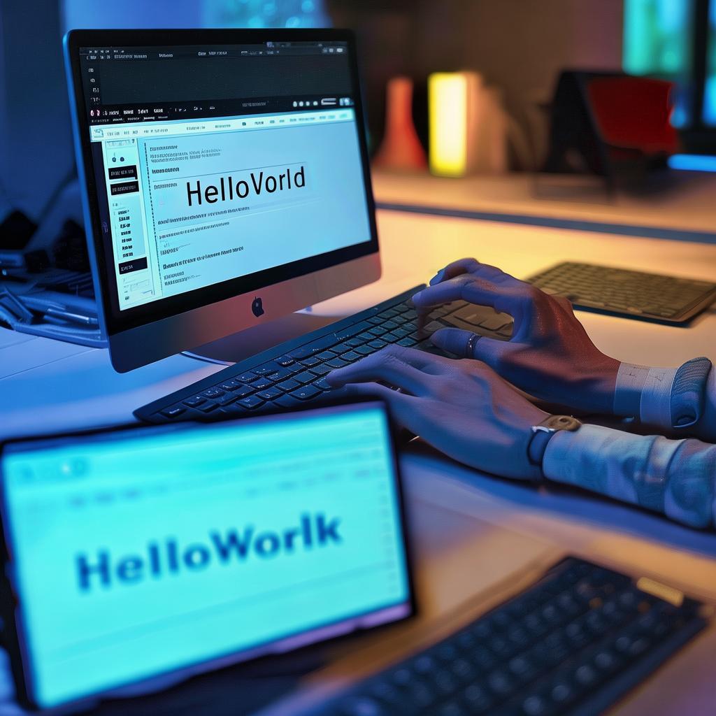 HelloWorld对话水印添加教程