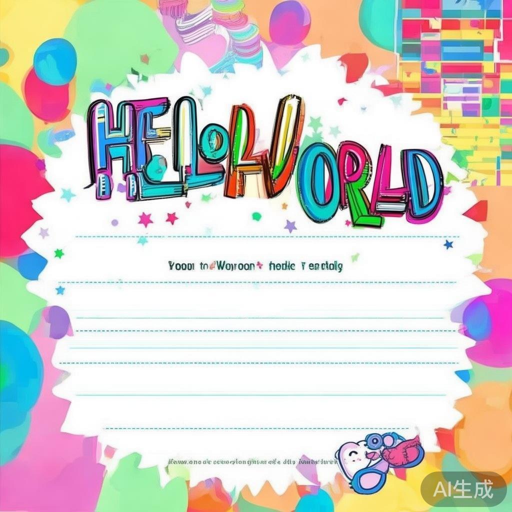 HelloWorld节日祝福模板