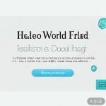HelloWorld免费翻译模板下载